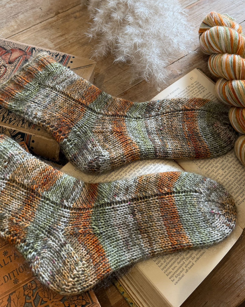 Shifted Lines Socks | Knitting pattern and Optional kit