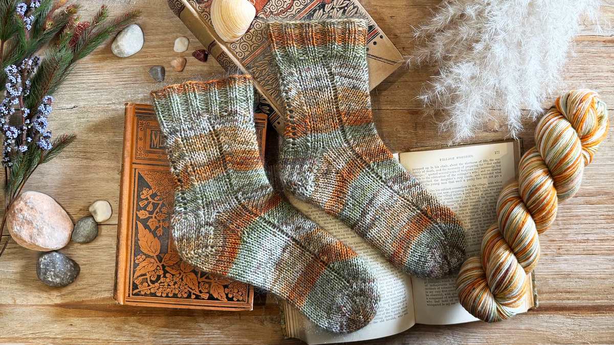 Shifted Lines Socks | Knitting pattern and Optional kit