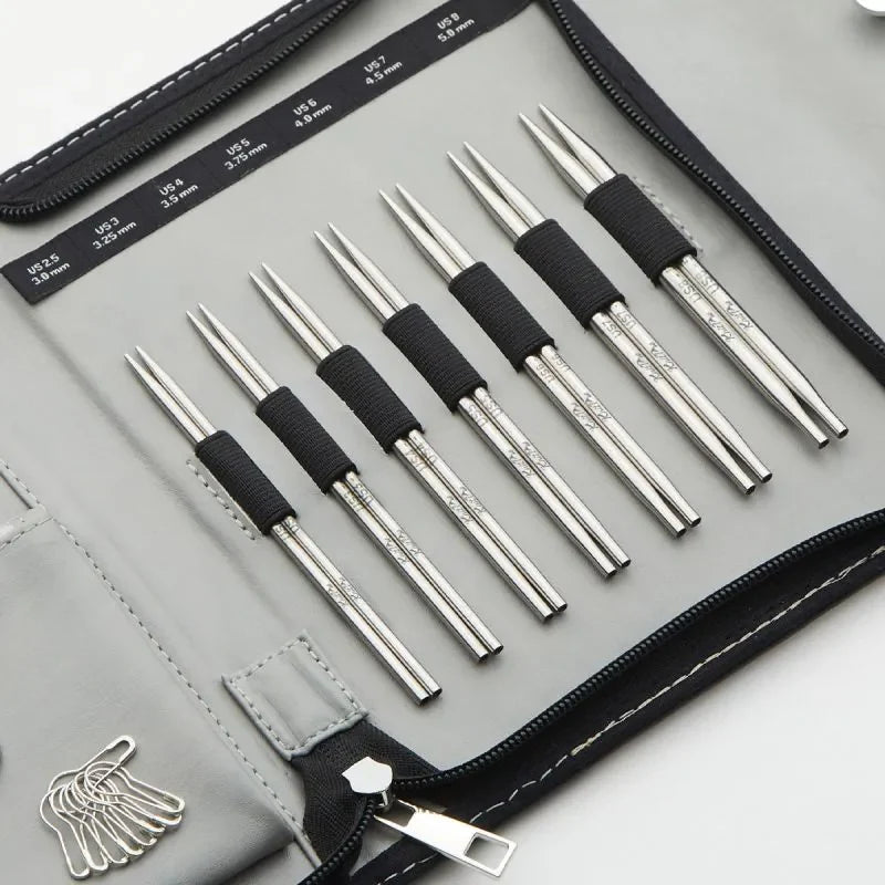 KnitPro Stelo Normal IC Needle Sets in Case 5"