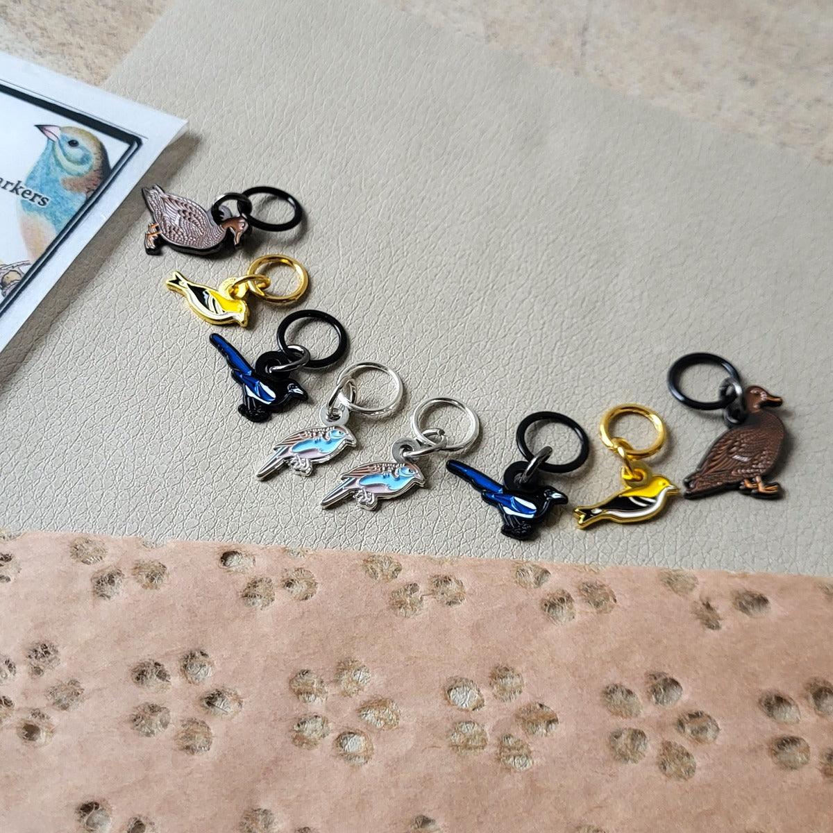 Stitch Markers - Firefly Notes - Les Laines Biscotte Yarns