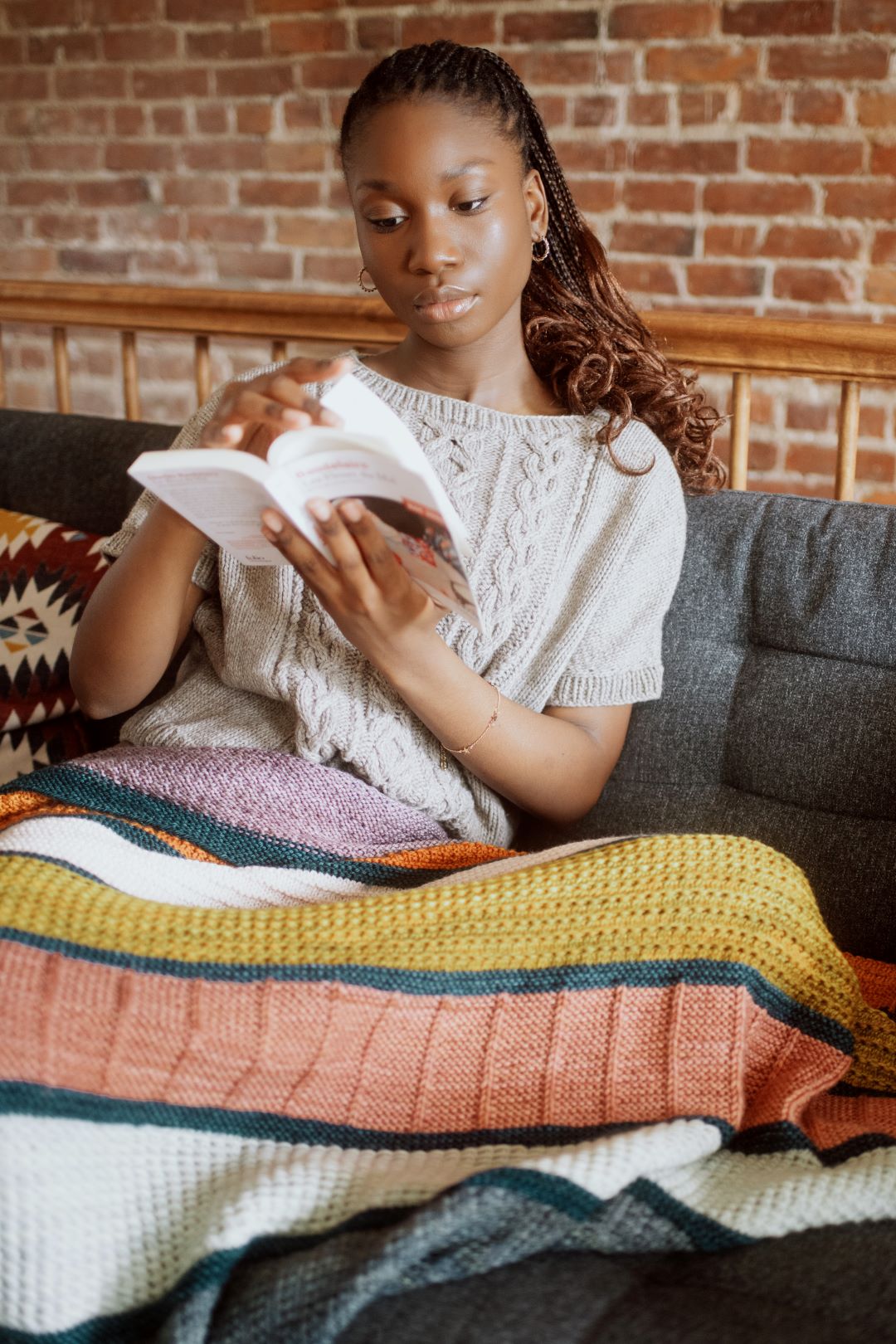 Textural Blanket | knitting pattern and knitting kits – Les Laines