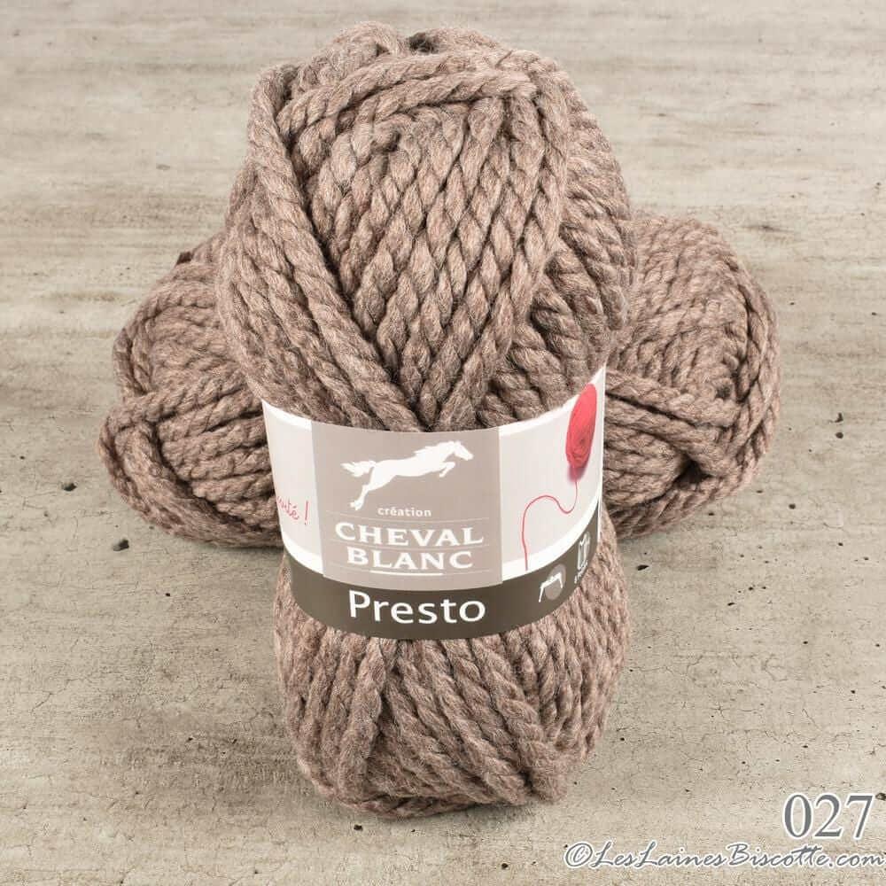 Laines Cheval Blanc - PRESTO - Color: Presto - 27 Terre