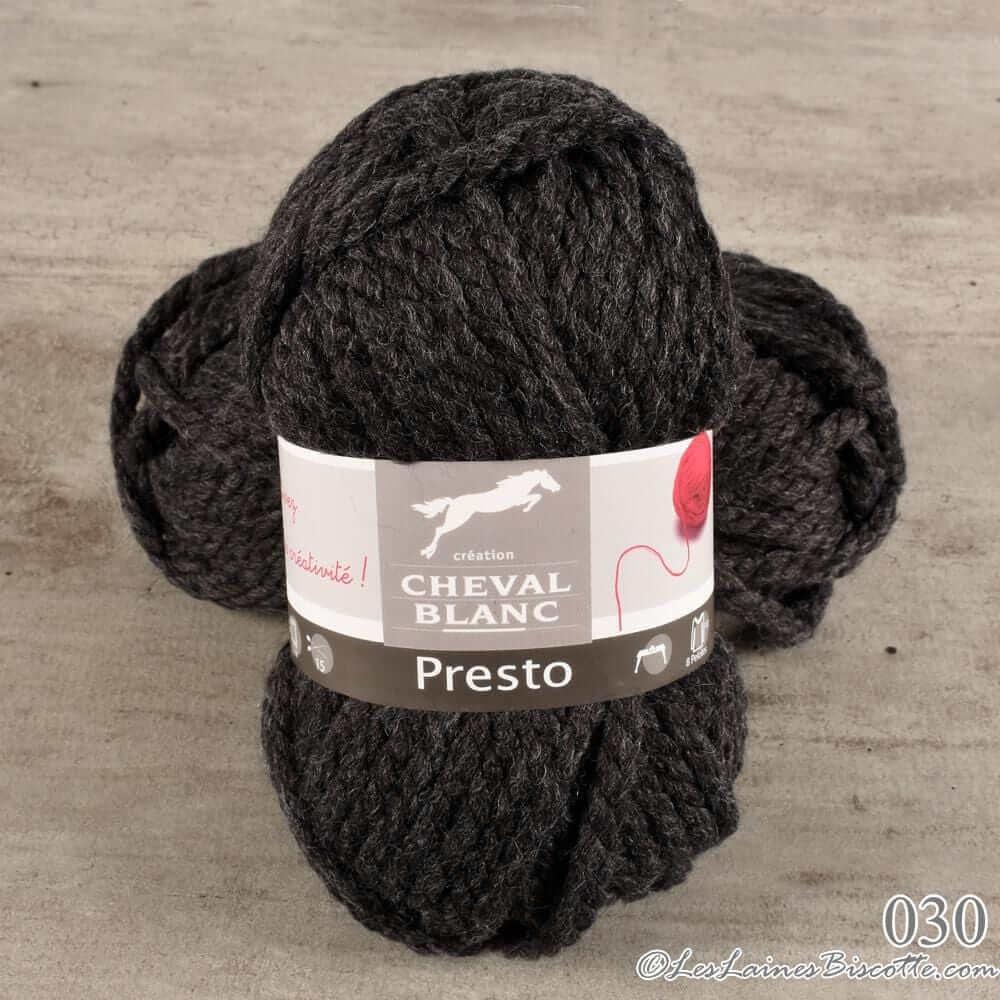 Laines Cheval Blanc - PRESTO - Color: Presto - 030 Anthracite