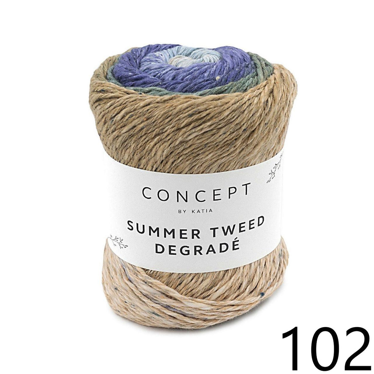 Summer Tweed Degradé - KATIA - Les Laines Biscotte Yarns