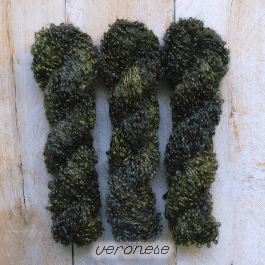 Loopy mohair yarn hand-dyed - BOUCLE MOHAIR VERONESE