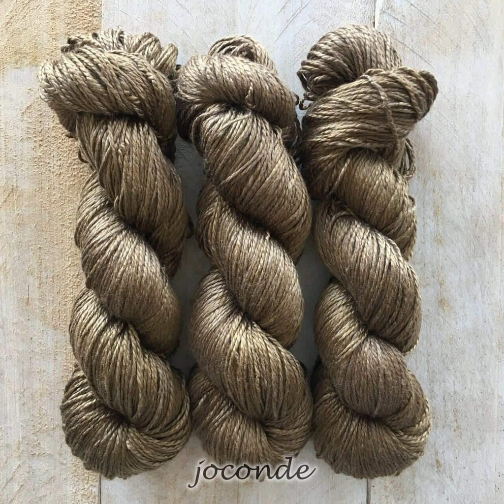 Hand-dyed yarn made of silk & Seacell ALGUA MARINA JOCONDE