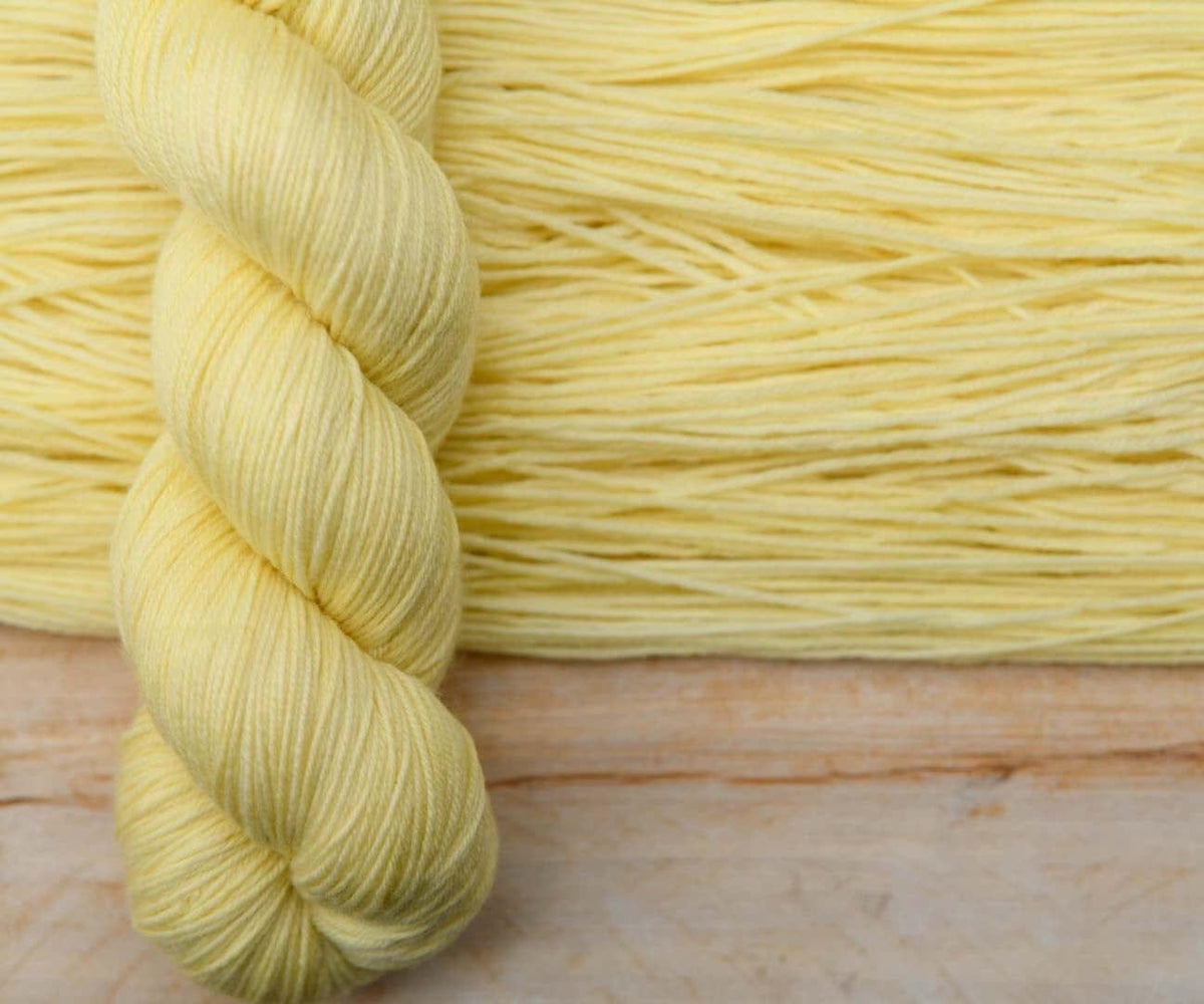 Hand-dyed Sock Yarn - BIS-SOCK LIMONADE