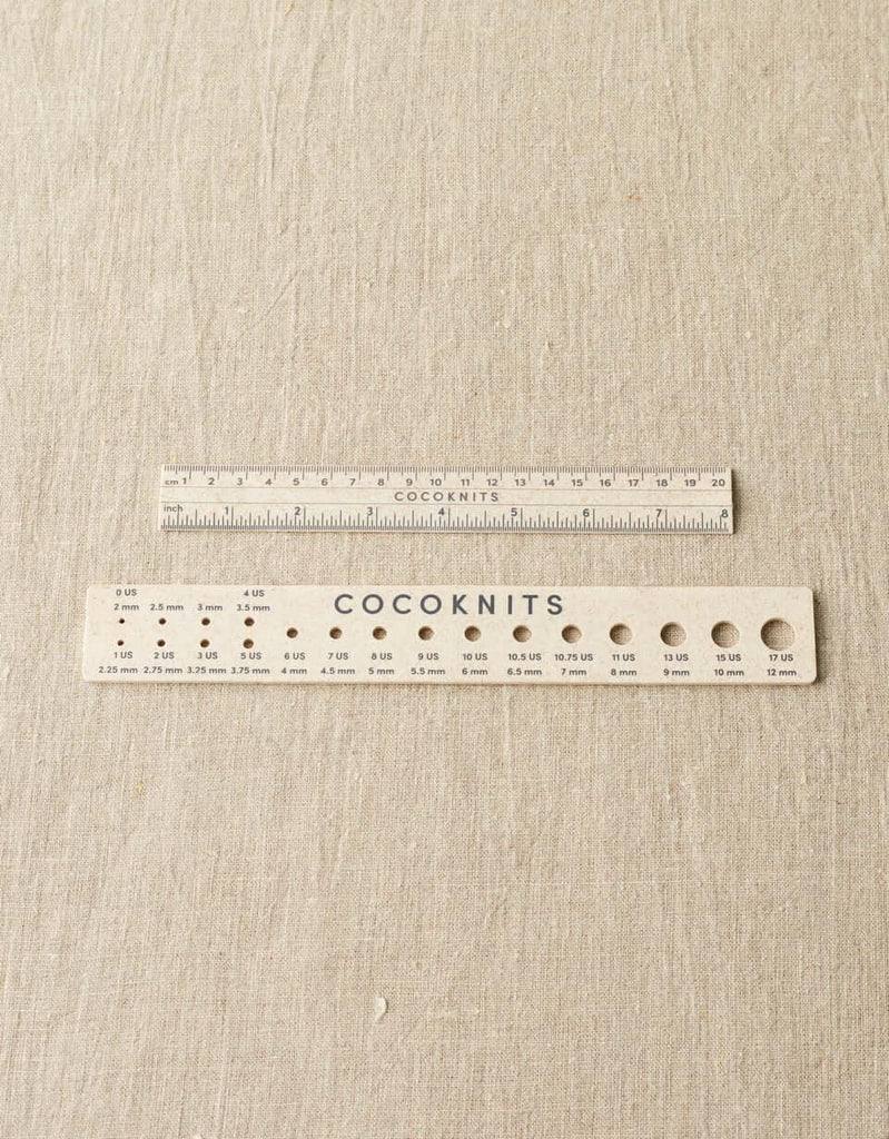 Cocoknits Magnetic Ruler & Gauge Set - Les Laines Biscotte Yarns