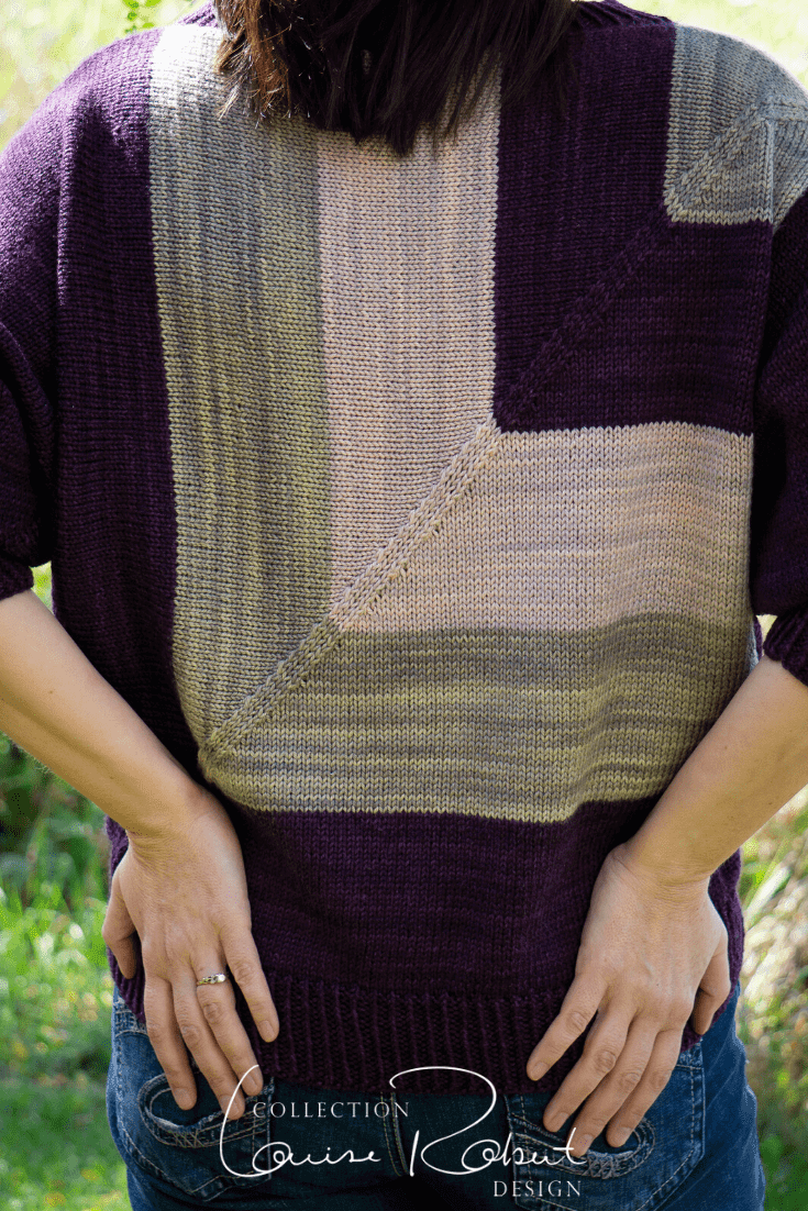 Fair and Square Dolman Pullover Knitting Pattern