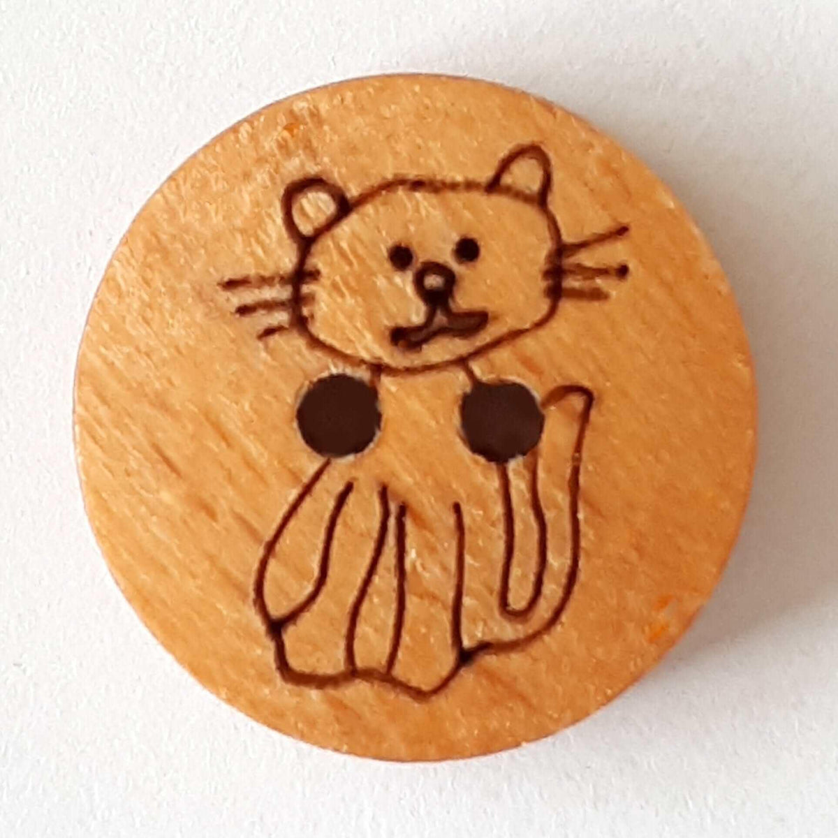 Wooden button - Animals - Les Laines Biscotte Yarns