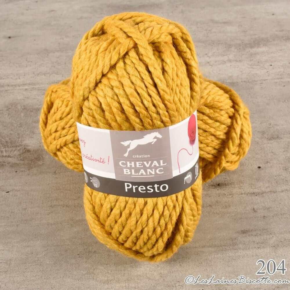 Laines Cheval Blanc - PRESTO - Color: Presto - 204 Miel