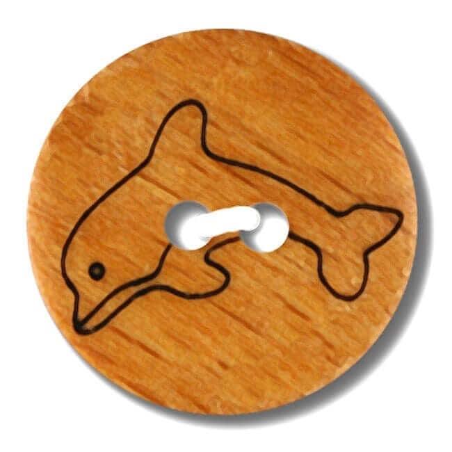 Wooden button - Animals - Les Laines Biscotte Yarns