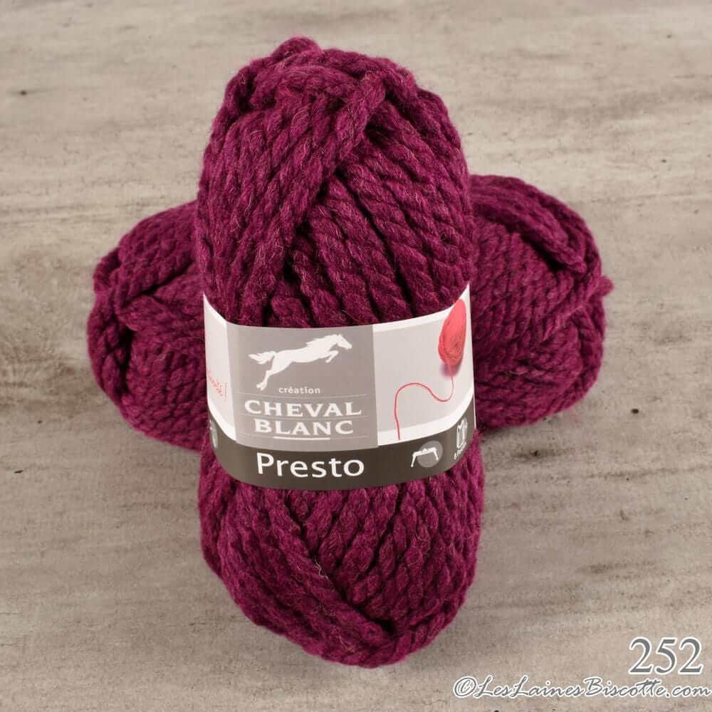 Laines Cheval Blanc - PRESTO - Color: Presto - 252 Prune