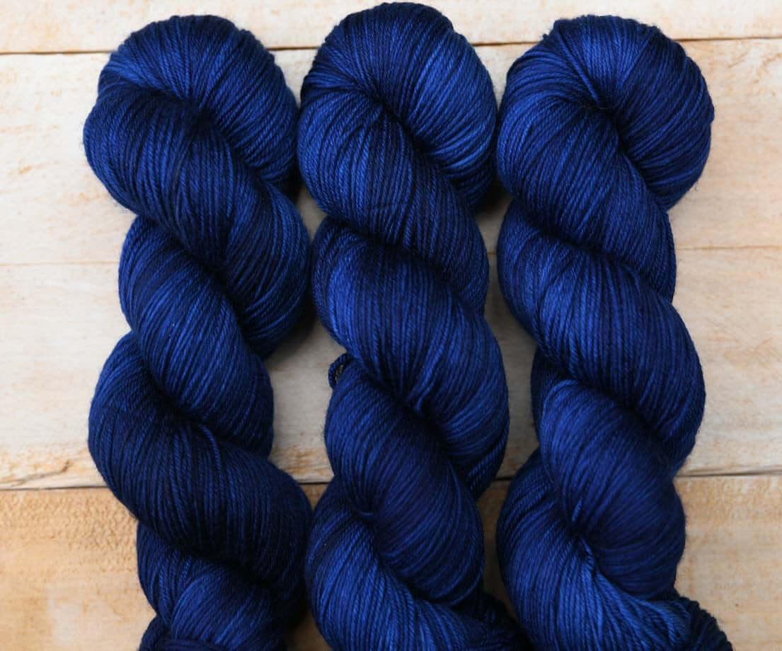 Hand-dyed Sock Yarn - BIS-SOCK DENIM