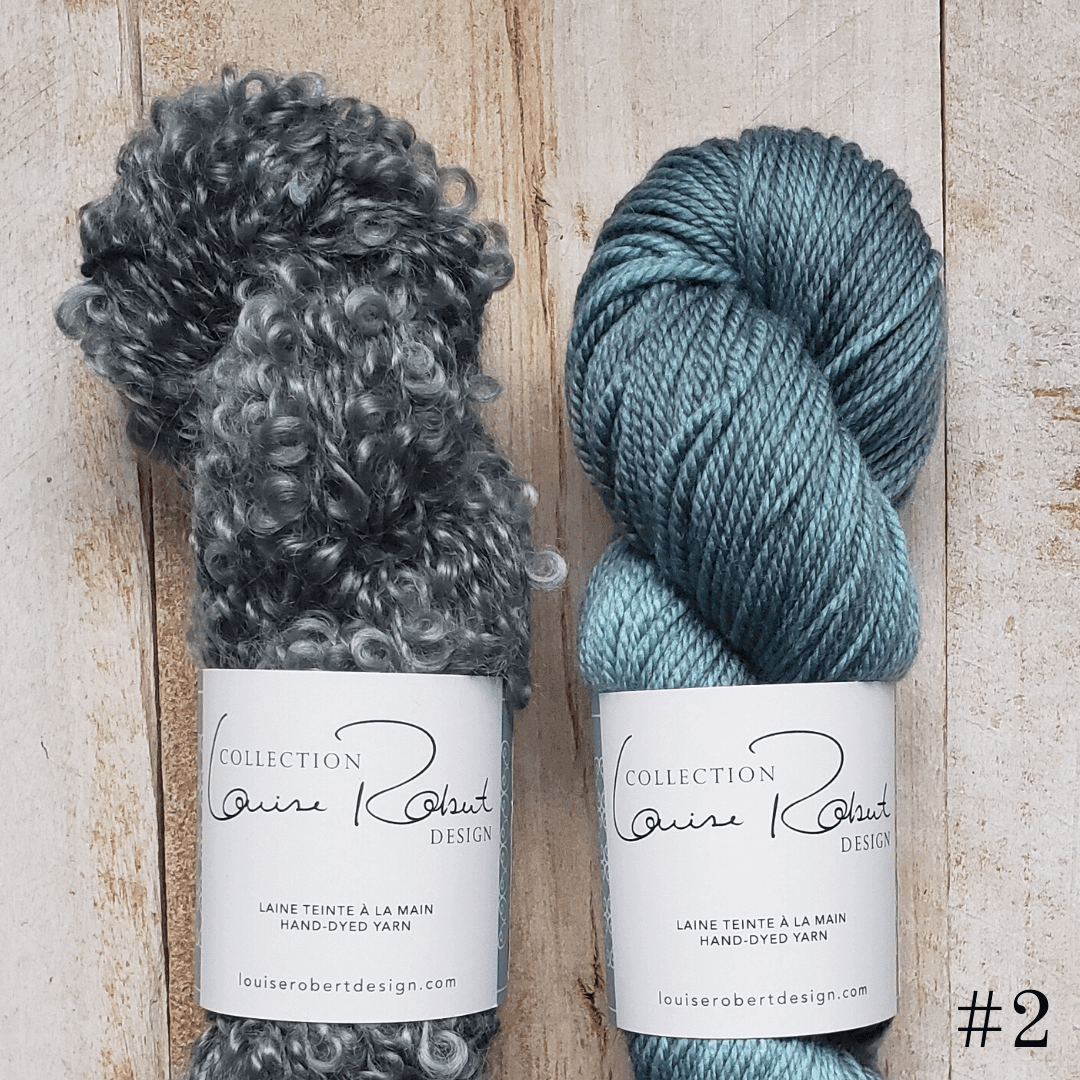 Melted Mohair Hat Knitting Kit - Les Laines Biscotte Yarns