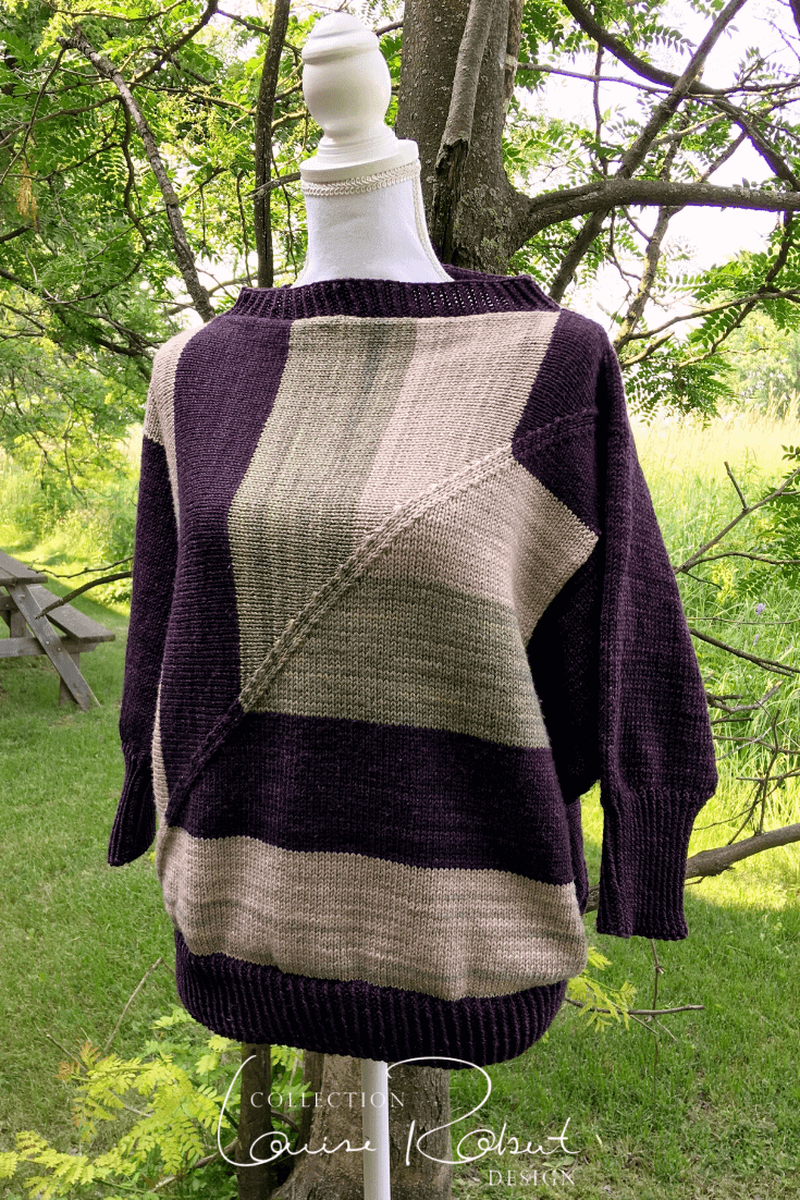 Fair and Square Dolman Pullover Knitting Pattern