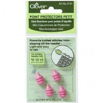 Clover - Plugs for needle tips 3140 - 3141 - Les Laines Biscotte Yarns