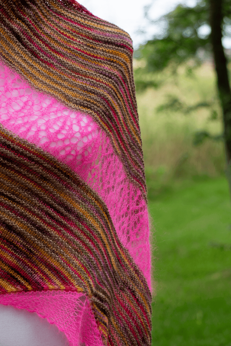 Rising Sun Shawl Knitting Pattern