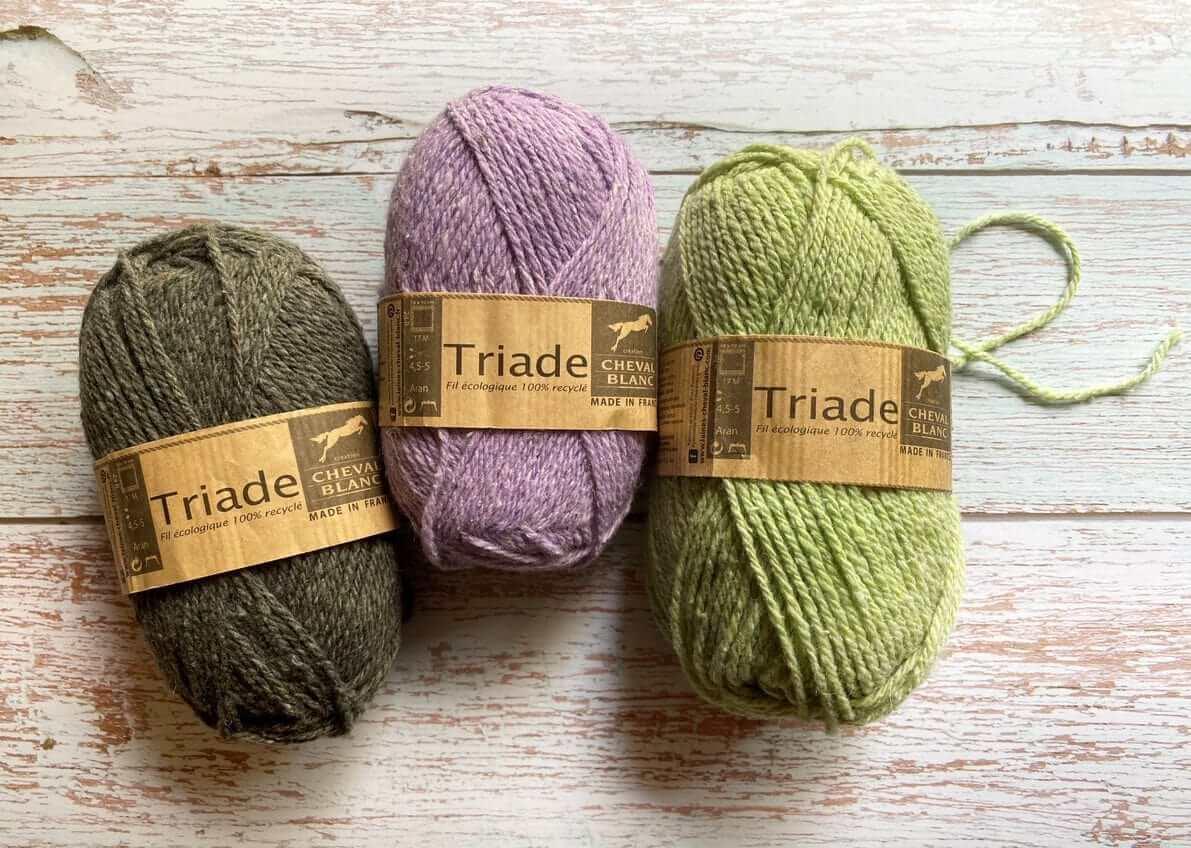 Laines Cheval Blanc TRIADE – Les Laines Biscotte Yarns