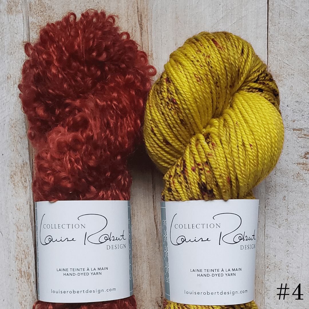 Melted Mohair Hat Knitting Kit - Les Laines Biscotte Yarns