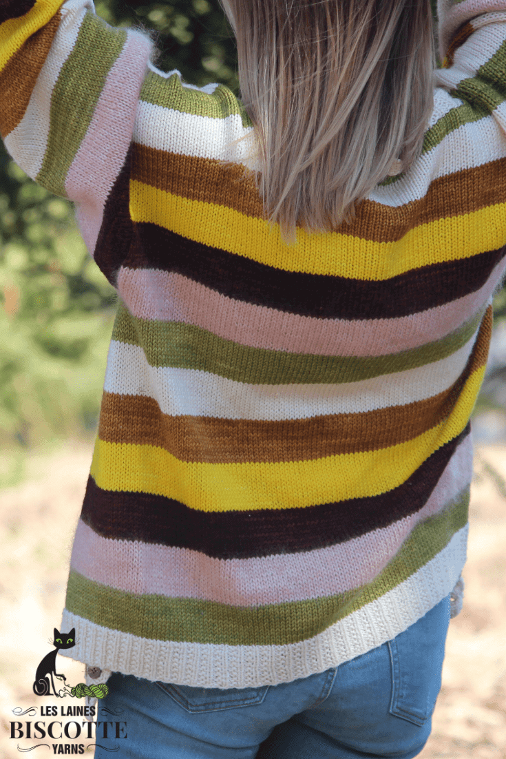 Color Your World Cardigan Free Knitting Pattern