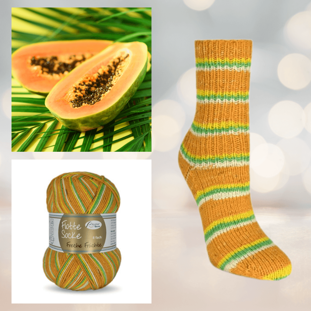 Flotte Sock Freche Fruchte DISC - Les Laines Biscotte Yarns