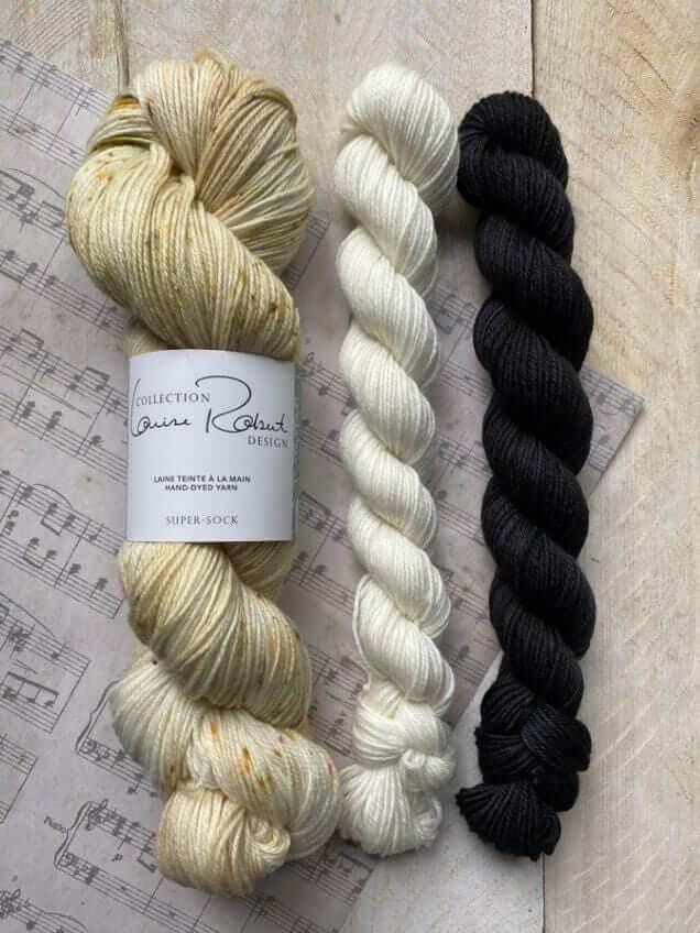 Étude 🎹🎻 Knitting kit - Les Laines Biscotte Yarns