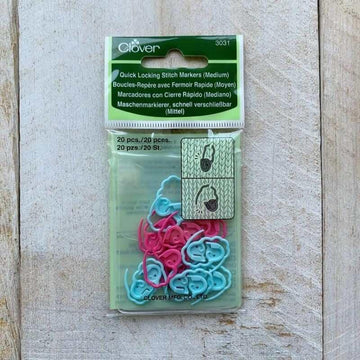 Stitch Markers Clover 3030 , 3031, or 3032 - Les Laines Biscotte Yarns