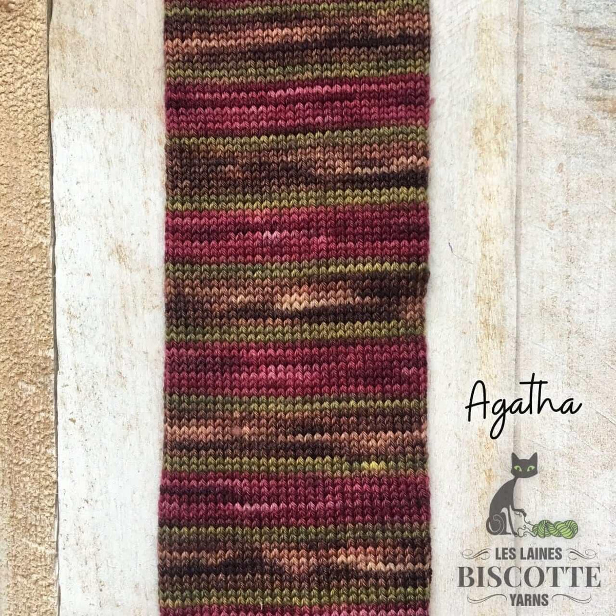 Self-Striping Sock Yarn - BIS-SOCK AGATHA