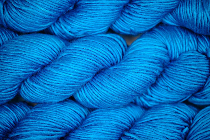 Merino & silk hand-dyed yarn ALBUS TURQUOISE