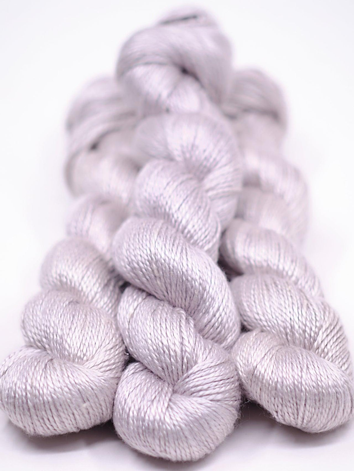 Hand-dyed yarn made of silk & Seacell ALGUA MARINA METAL