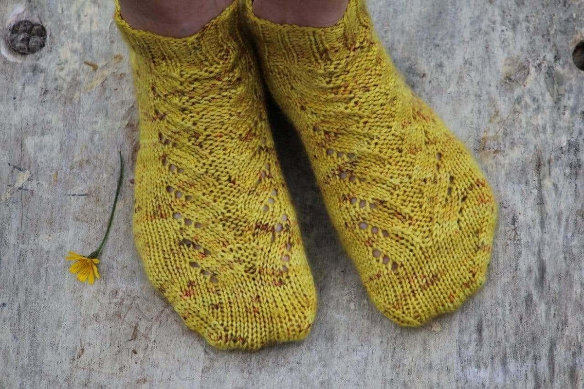 DK PURE Shorties socks Free Knitting Pattern