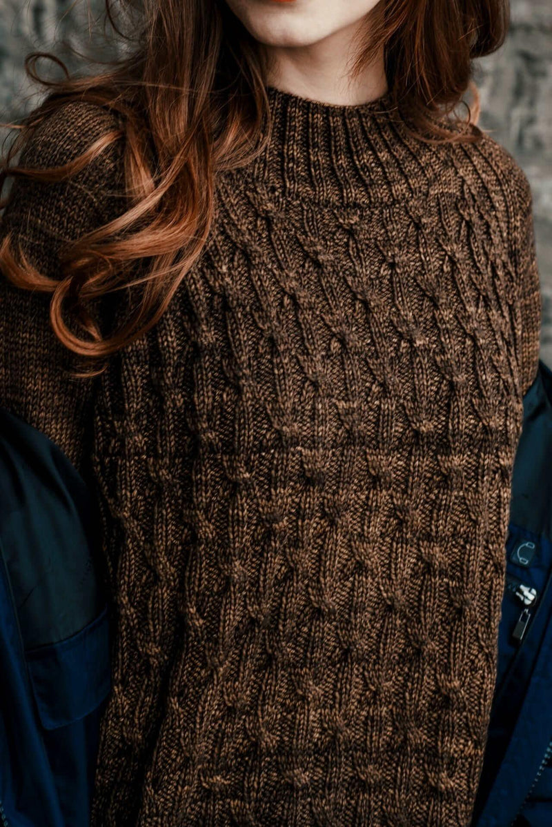 Aristea - Cabled Sweater Pattern