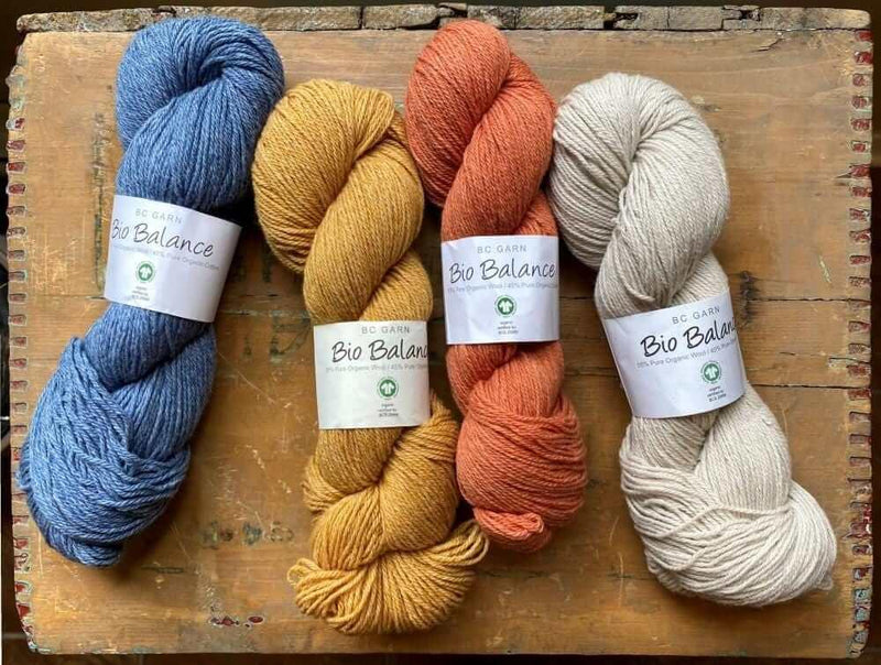 BC GARN Bio Balance (GOTS) - Color: BL001-Natural White, BL004-Limette, BL005-Blue Pine Tree, BL006- Moss, BL007- Rust, BL008- Red, BL009-Fuchsia, BL010- Taupe, BL011- Silver, BL012- Azure, BL013- Jeans, BL014- Graphite, BL015- Navy, BL016- Curry, BL017- Orange, BL021- Pale Red, BL022- Violet, BL023 - Purple, BL026- Denim, BL027- Marine, BL028- Light Grey, BL029- Anthracite