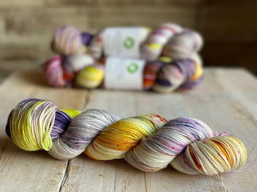 Hand-dyed Sock Yarn - BIS-SOCK ACONITE
