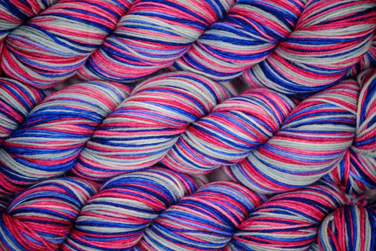 Self-Striping Sock Yarn - BIS-SOCK FANCY DAISY