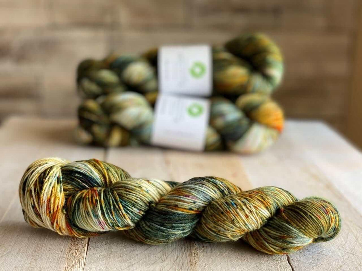 Hand-dyed Sock Yarn - BIS-SOCK GREEN GABLES