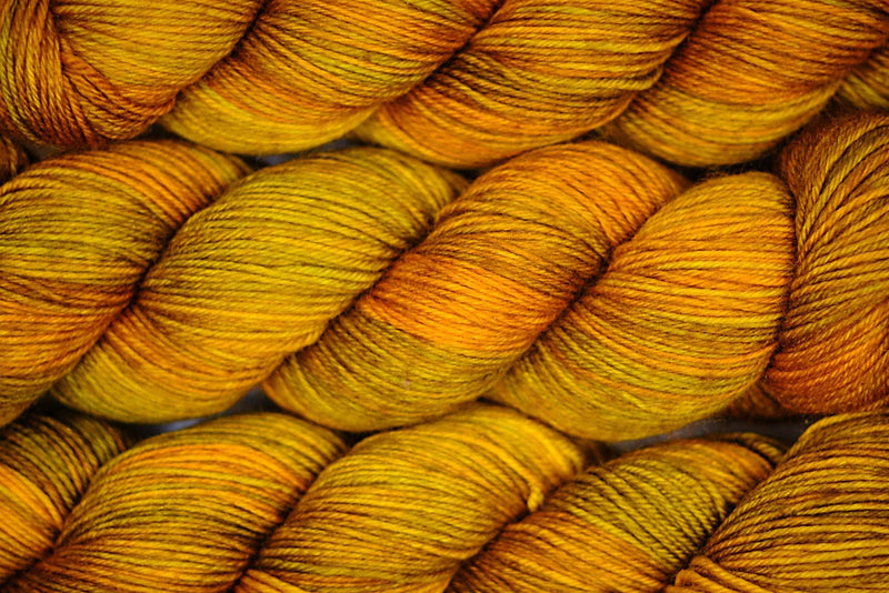 Hand-dyed Sock Yarn - BIS-SOCK HALLOWGREEN