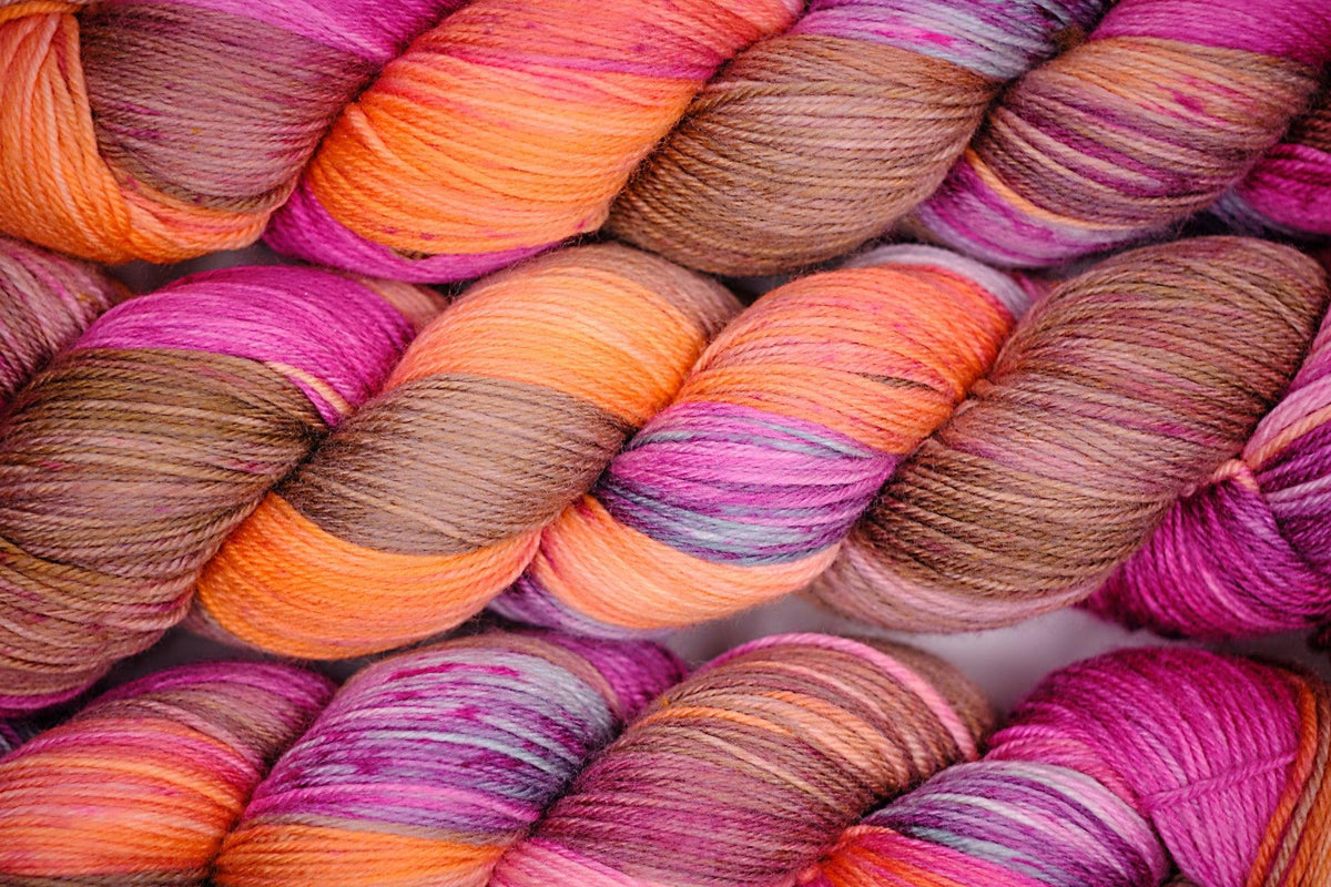 Hand-dyed Sock Yarn - BIS-SOCK UNCLE BOCK