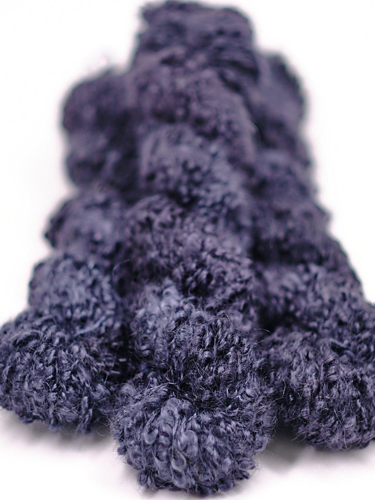 BOUCLE MOHAIR MOUTON NOIR - Les Laines Biscotte Yarns