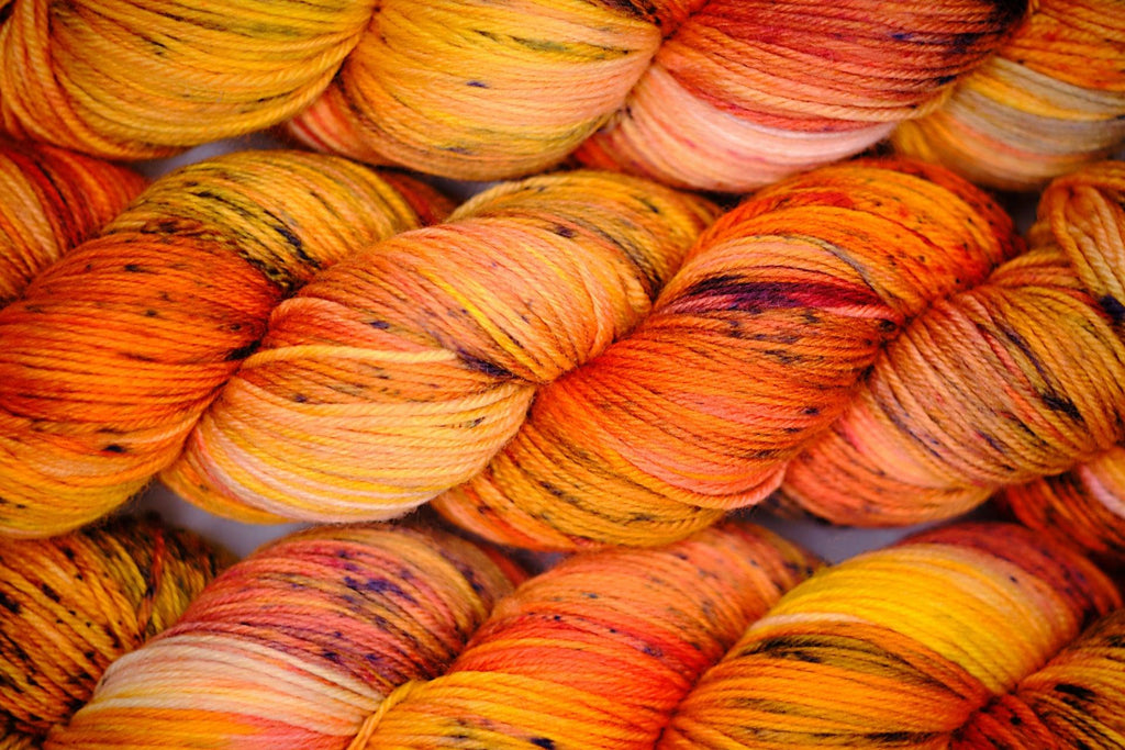 Hand-dyed Sock Yarn - BIS-SOCK FEU DE JOIE