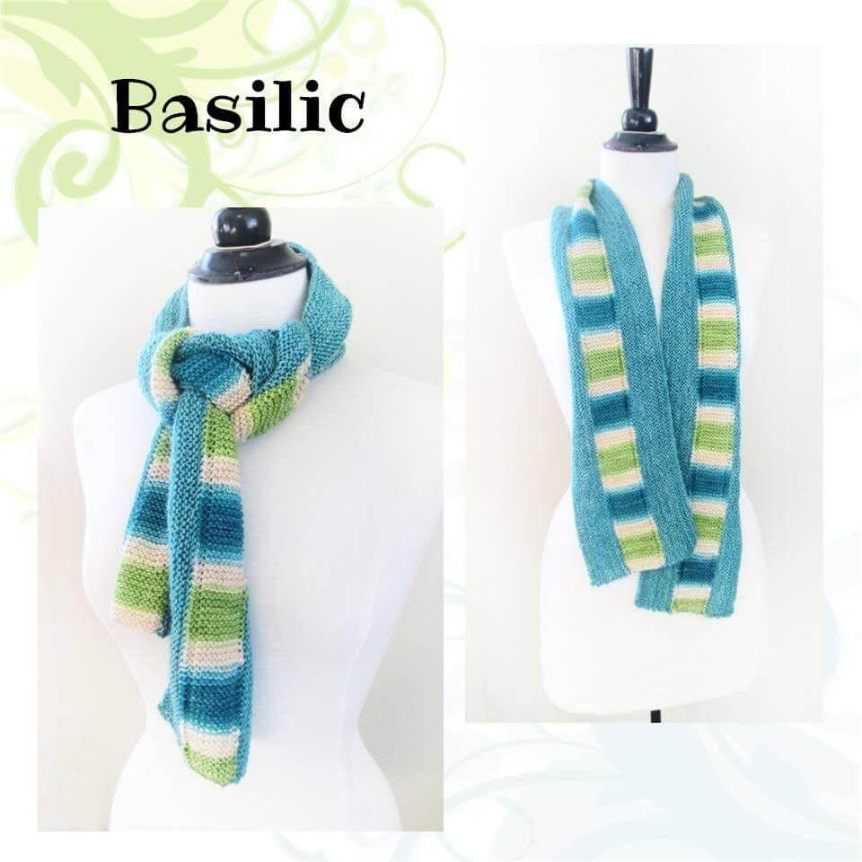 The Basil Scarf pattern