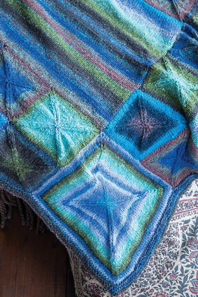 Perfectly Square Throw - Blanket Kit - Les Laines Biscotte Yarns