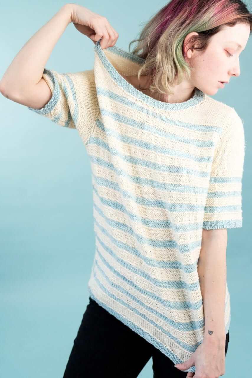 Blue Ribbon Knitting Pattern