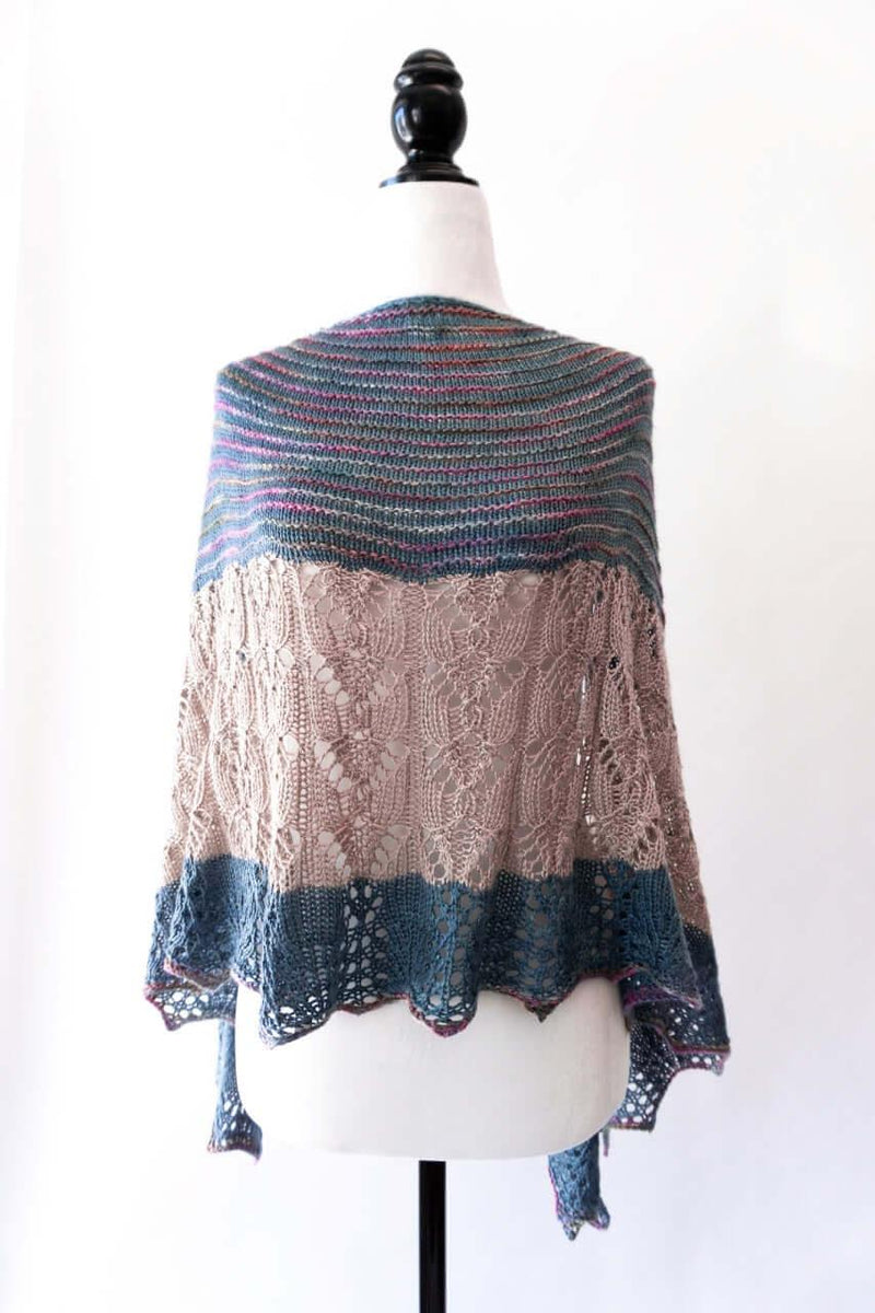 By the Sea Shawl Knitting Kit - Les Laines Biscotte Yarns