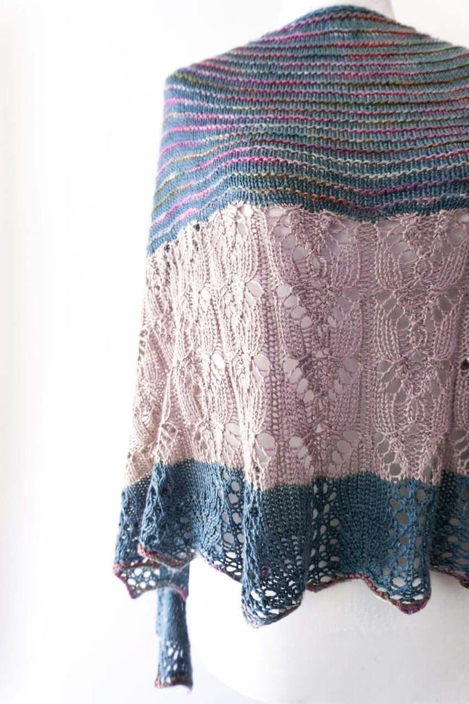 By the Sea Shawl Knitting Kit - Les Laines Biscotte Yarns
