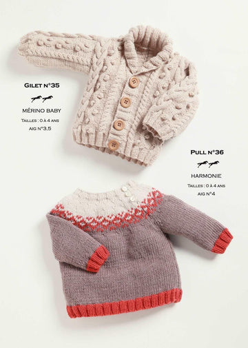 Free Cheval Blanc pattern - Sweater for child cat.21-36