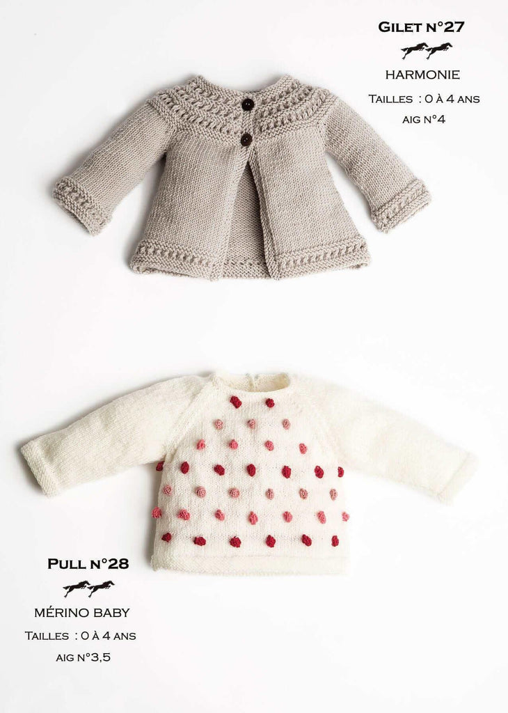Free Cheval Blanc pattern - Girls sweater cat.23-28