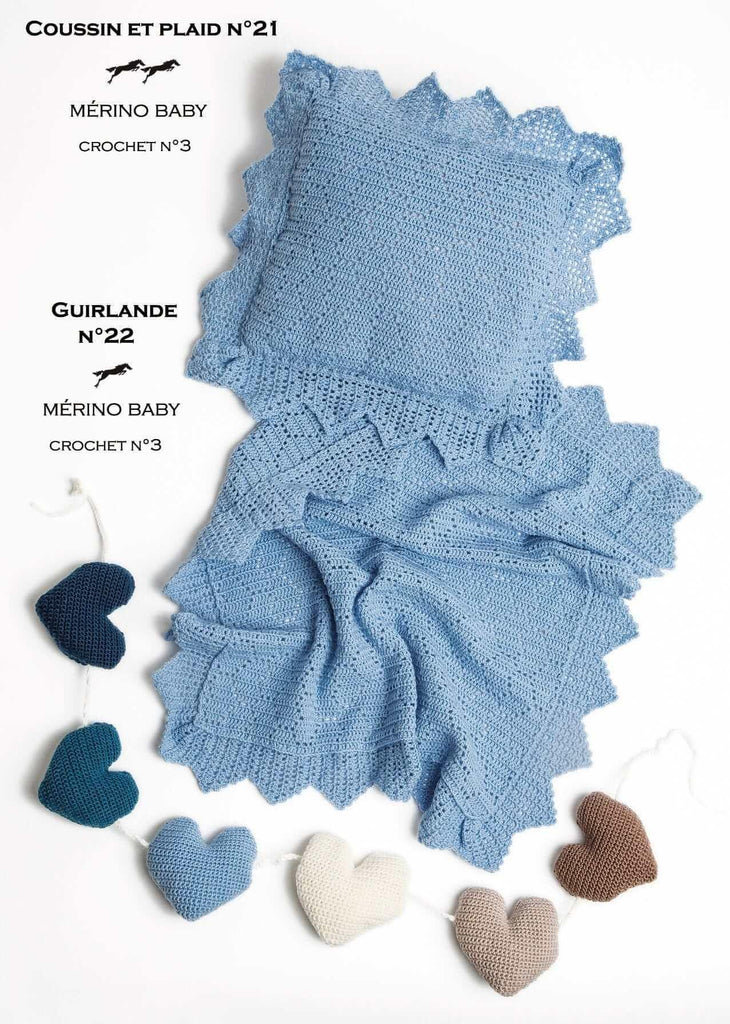 Free Cheval Blanc pattern - Cushion and blanket for baby cat.23-21
