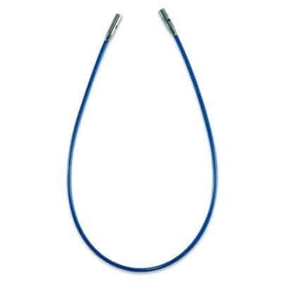 Shortie Blue X-Flex Cables [S] - Les Laines Biscotte Yarns